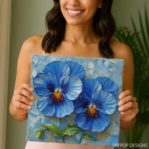 Pansy Garden Art