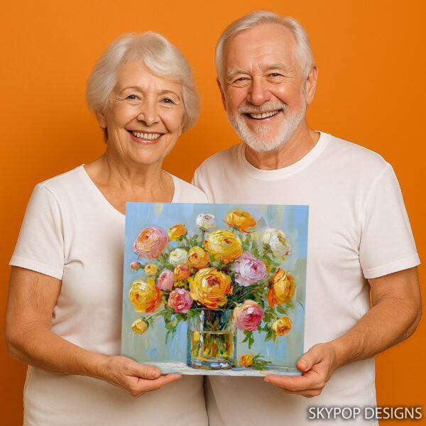 Ranunculus Bouquet Art