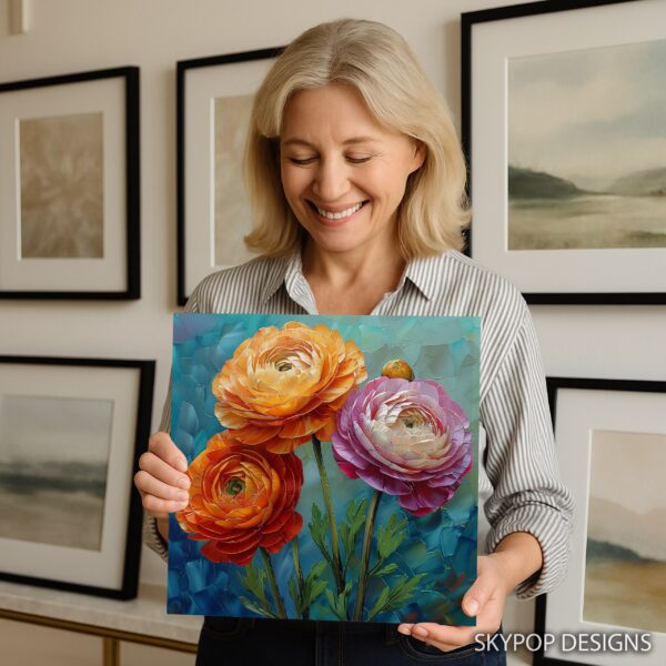 Ranunculus Blooms Art