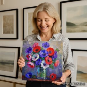 Anemone Bouquet Art