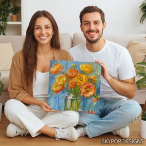 Ranunculus Bouquet Art