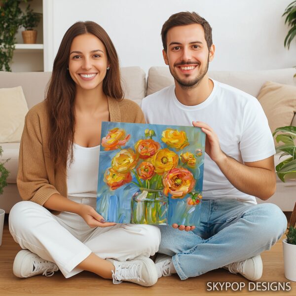 Ranunculus Bouquet Art