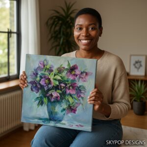Hellebore Flower Art