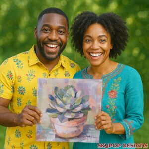 Succulent Garden Art