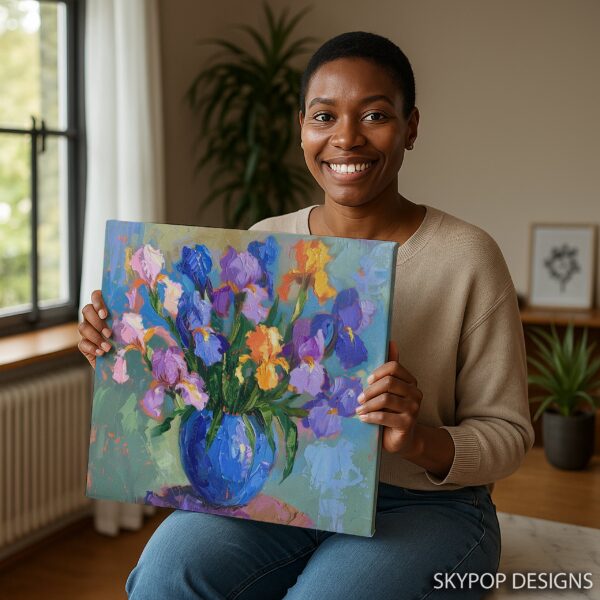 Iris Bouquet Art