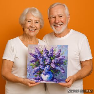 Lilac Bouquet Art