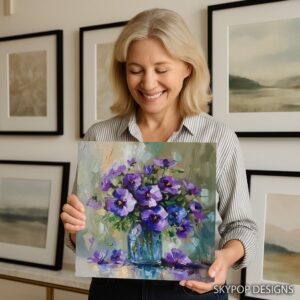 Pansy Flower Art