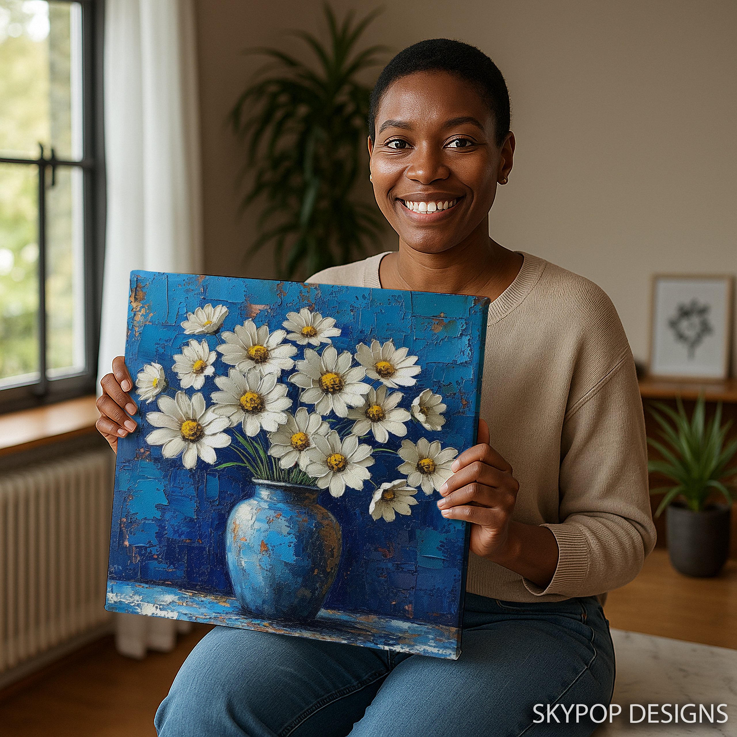 3.jpg Daisy Bouquet Art