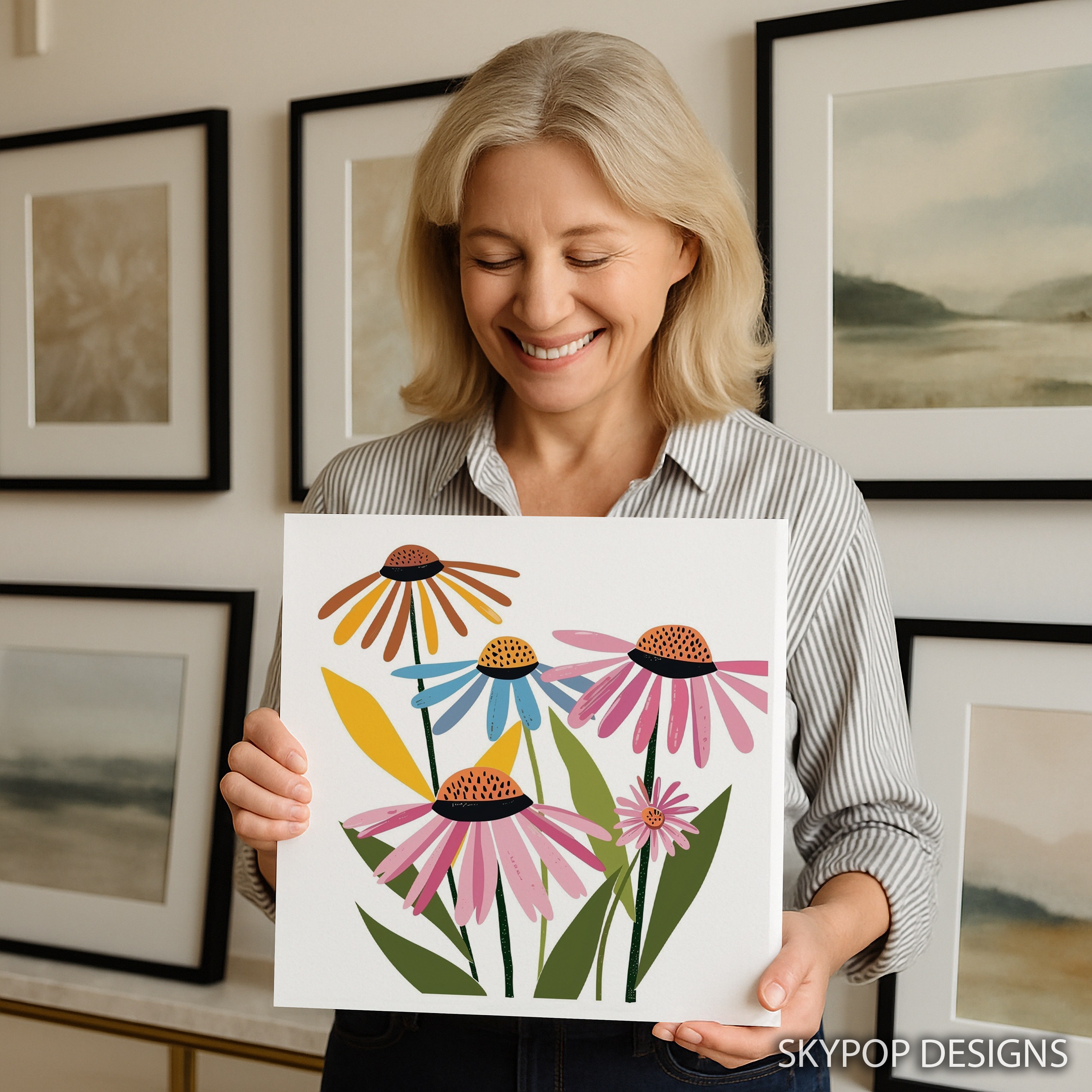 3.jpg Coneflower Art