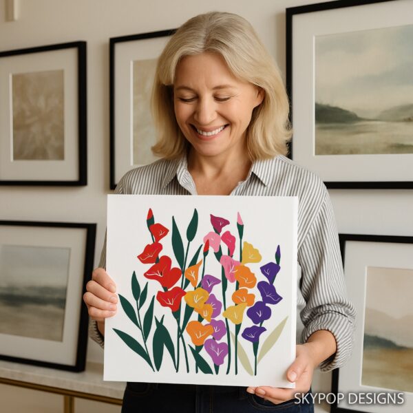 Gladiolus Garden Art