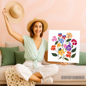 Petunia Garden Art