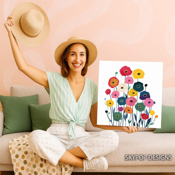Ranunculus Garden Art