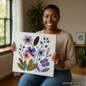 Daisy Meadow Blooms Art