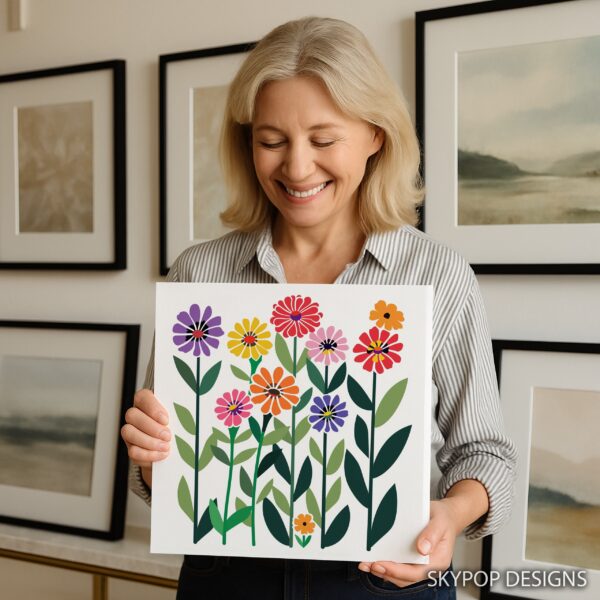 Vibrant Bloom Garden Art