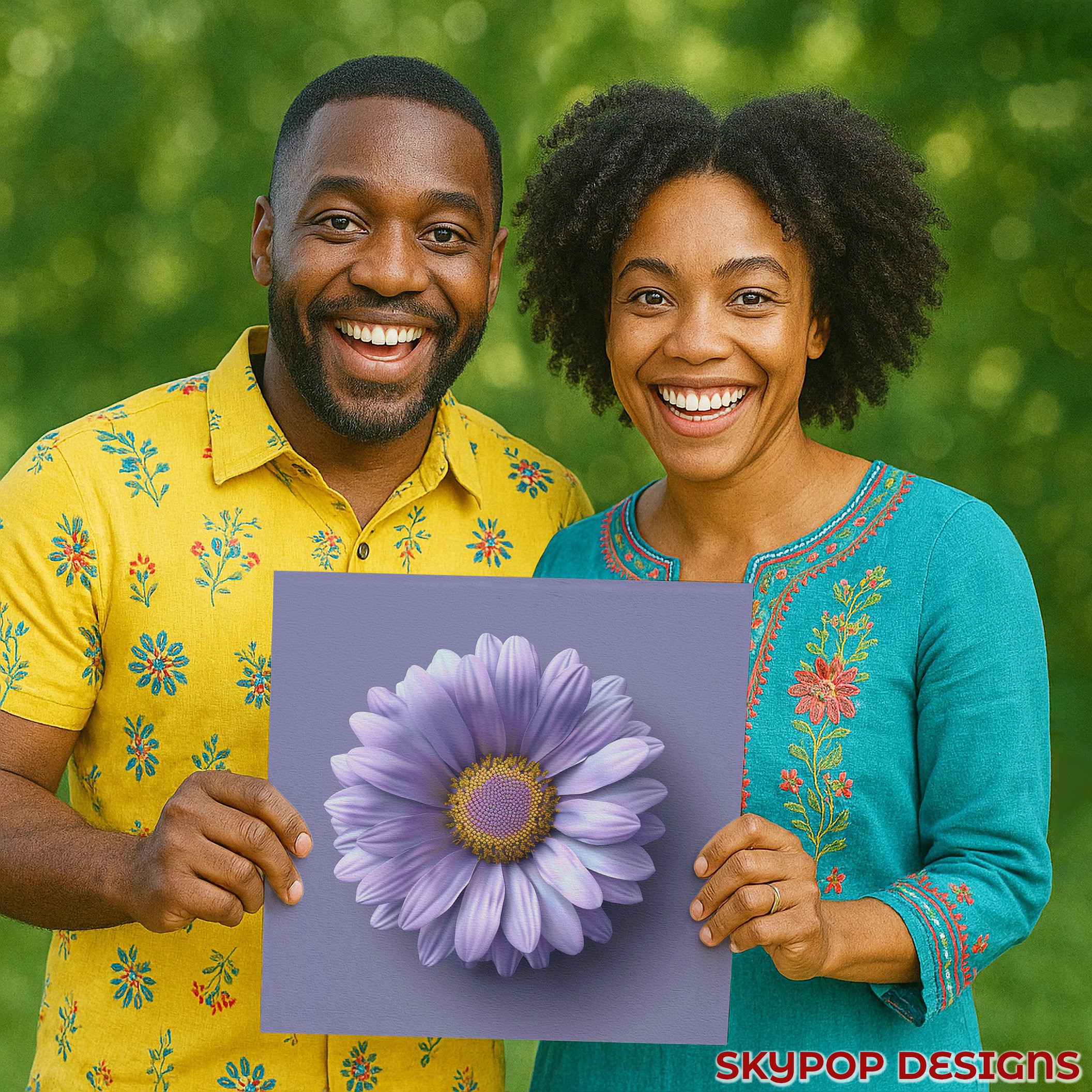 3.jpg Purple Daisy Art