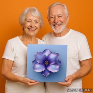 Delphinium Bloom Art