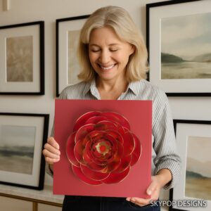 Red Bloom Art