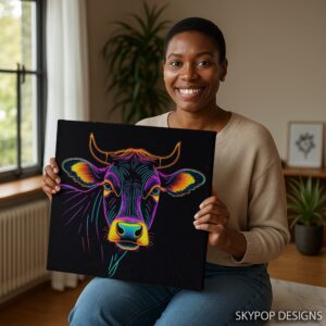 Highland Cow Art