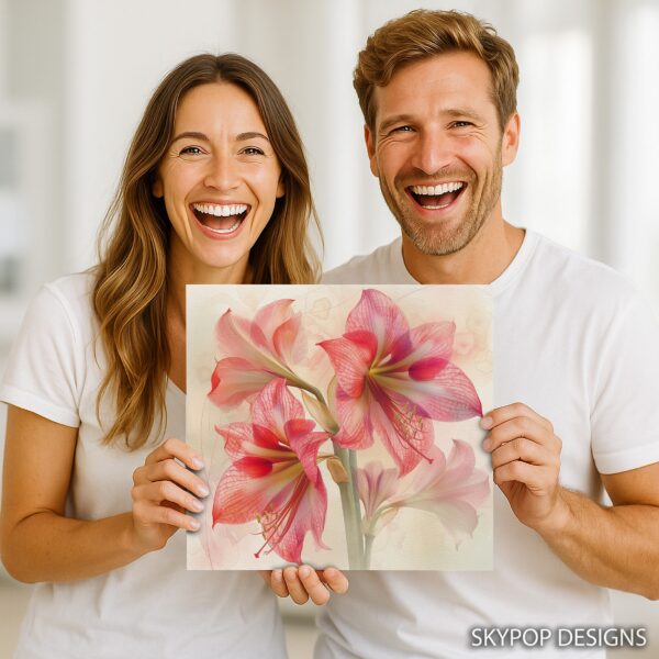 Amaryllis Blossom Art