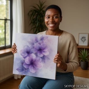 Lavender Bloom Art