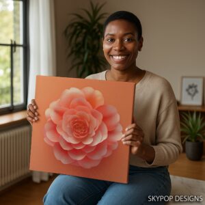 Camellia Bloom Art