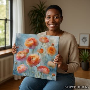 Ranunculus Blooms Art