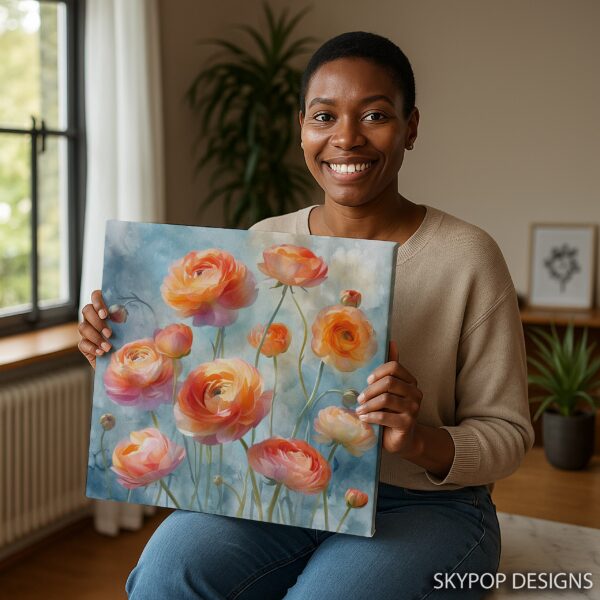 Ranunculus Blooms Art