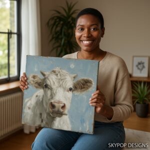 Highland Cow Art