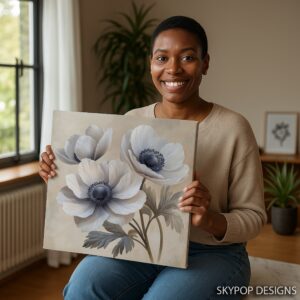 Anemone Blooms Art