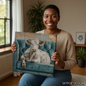 Highland Cow Art