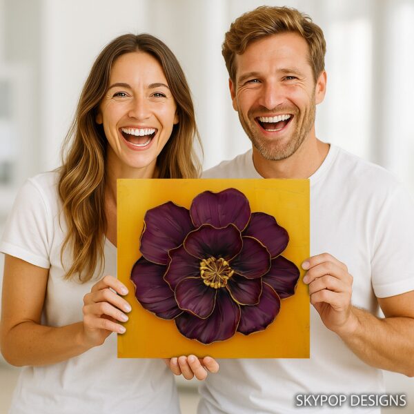 Dahlia Flower Art