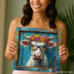 Highland Cow Art