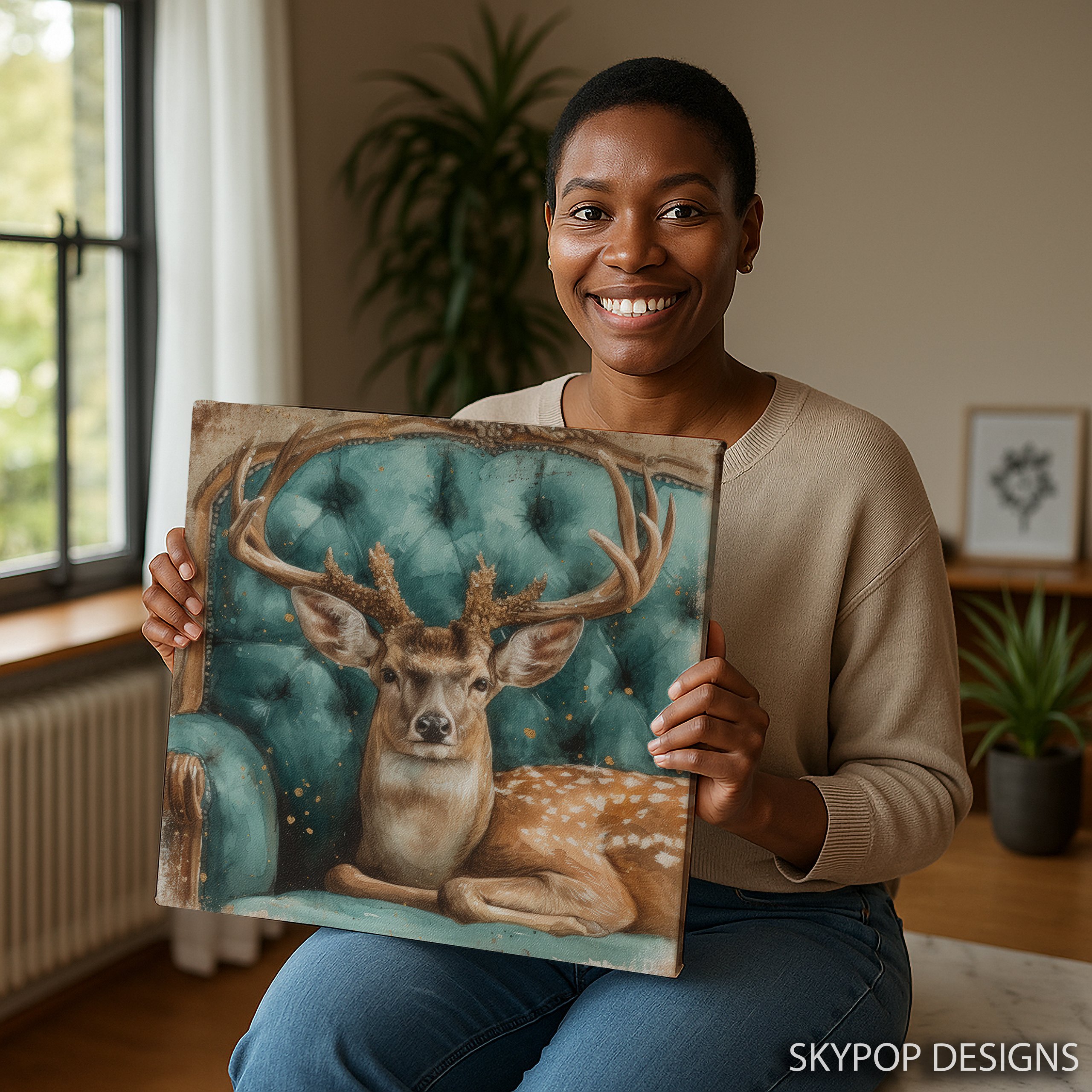 3.jpg Deer Art