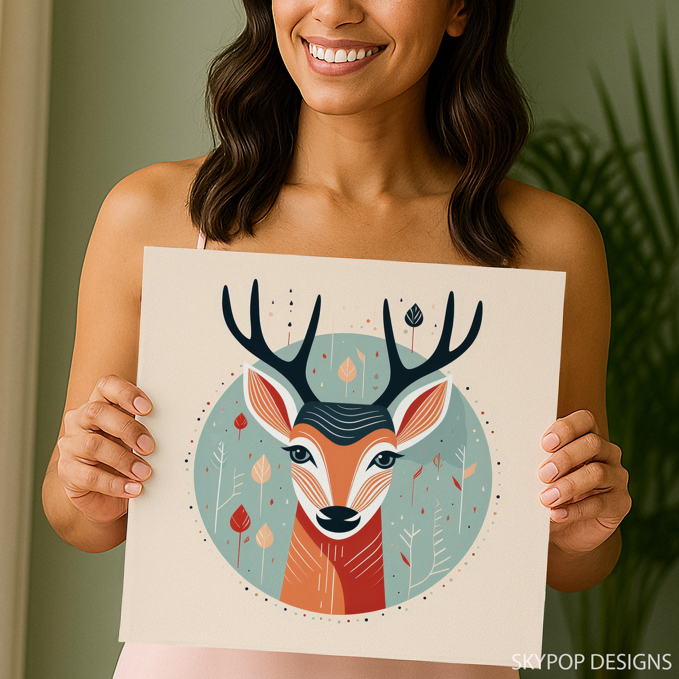 3.jpg Deer Art