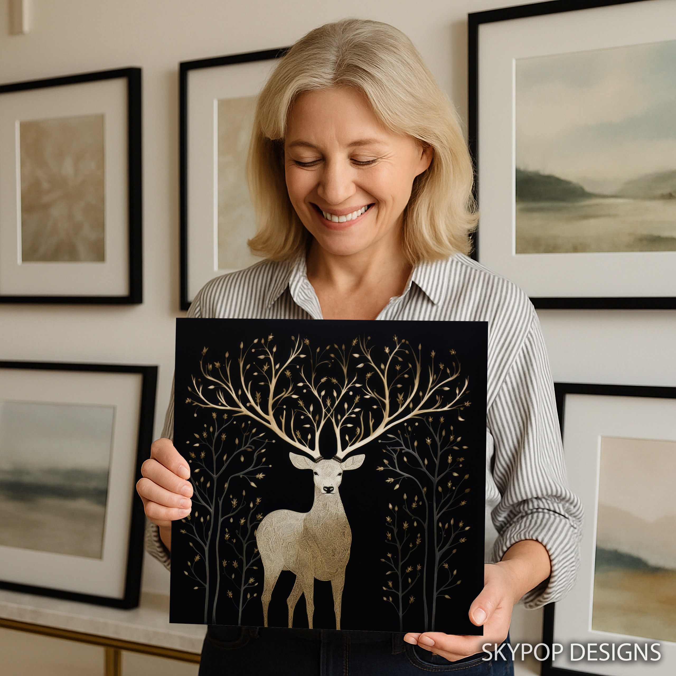3.jpg Deer Art