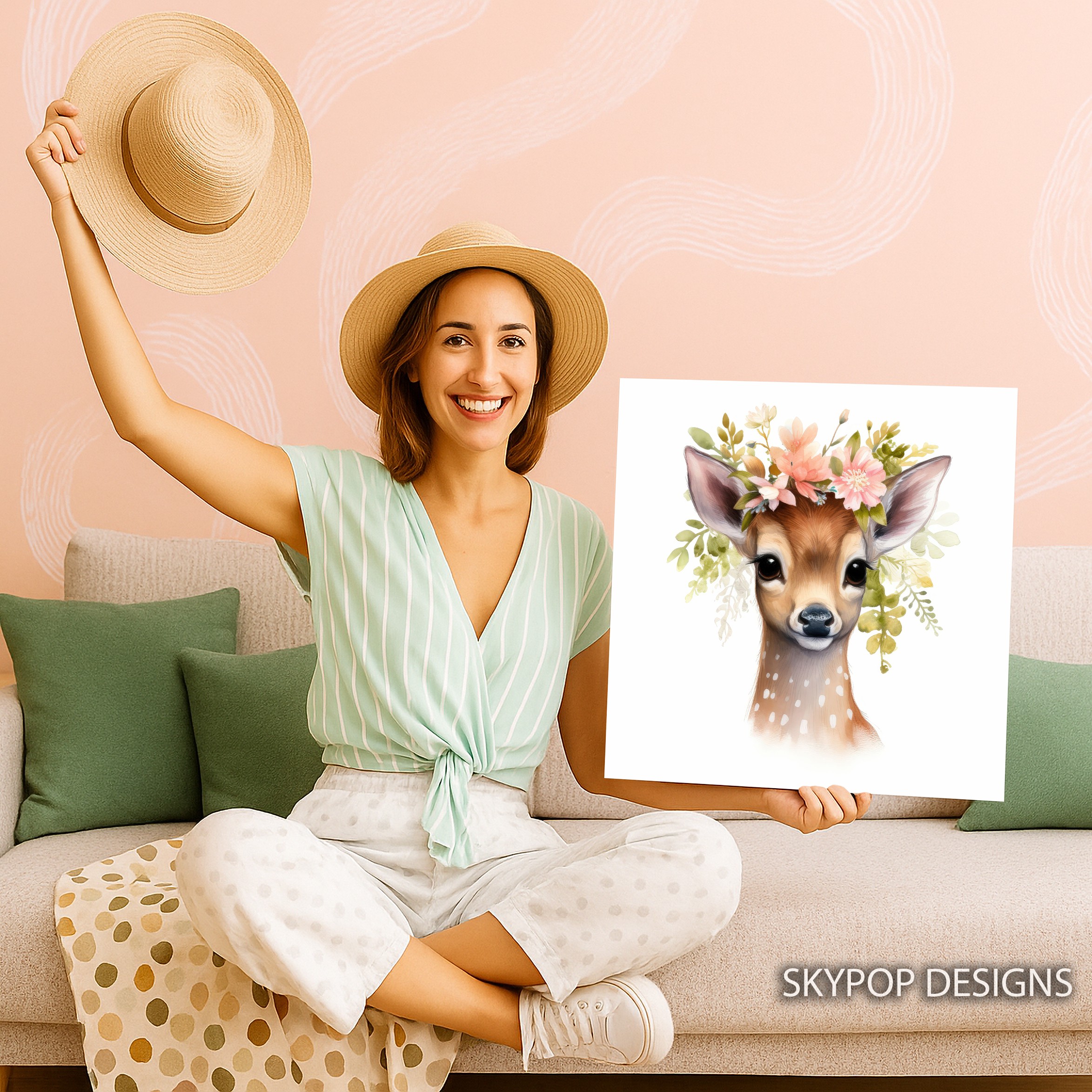 3.jpg Deer Art