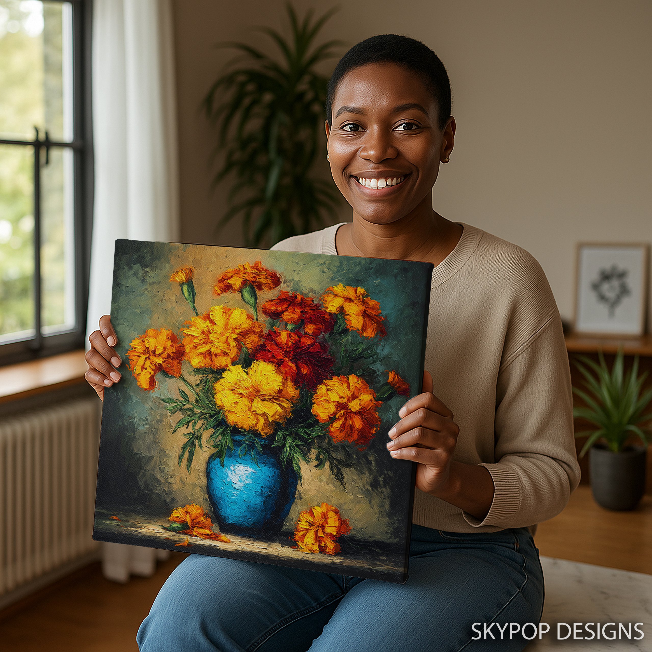 3.jpg Marigolds Art