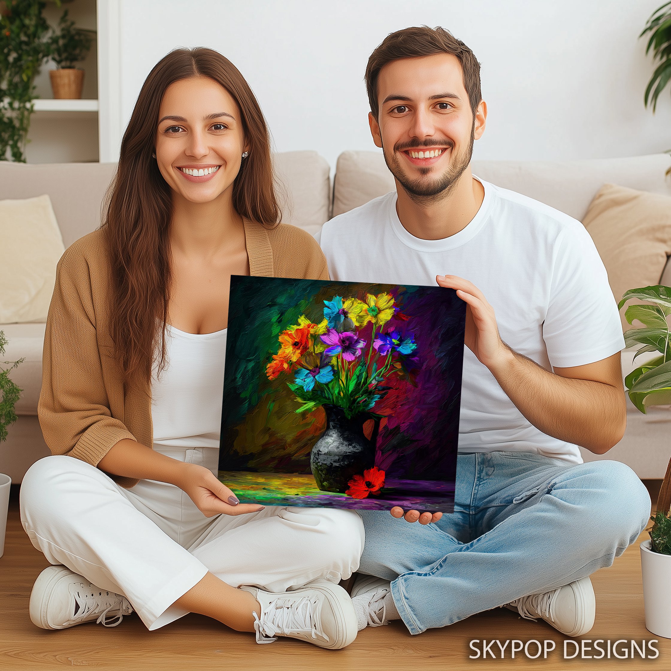 3.jpg Vibrant Floral Bouquet Art
