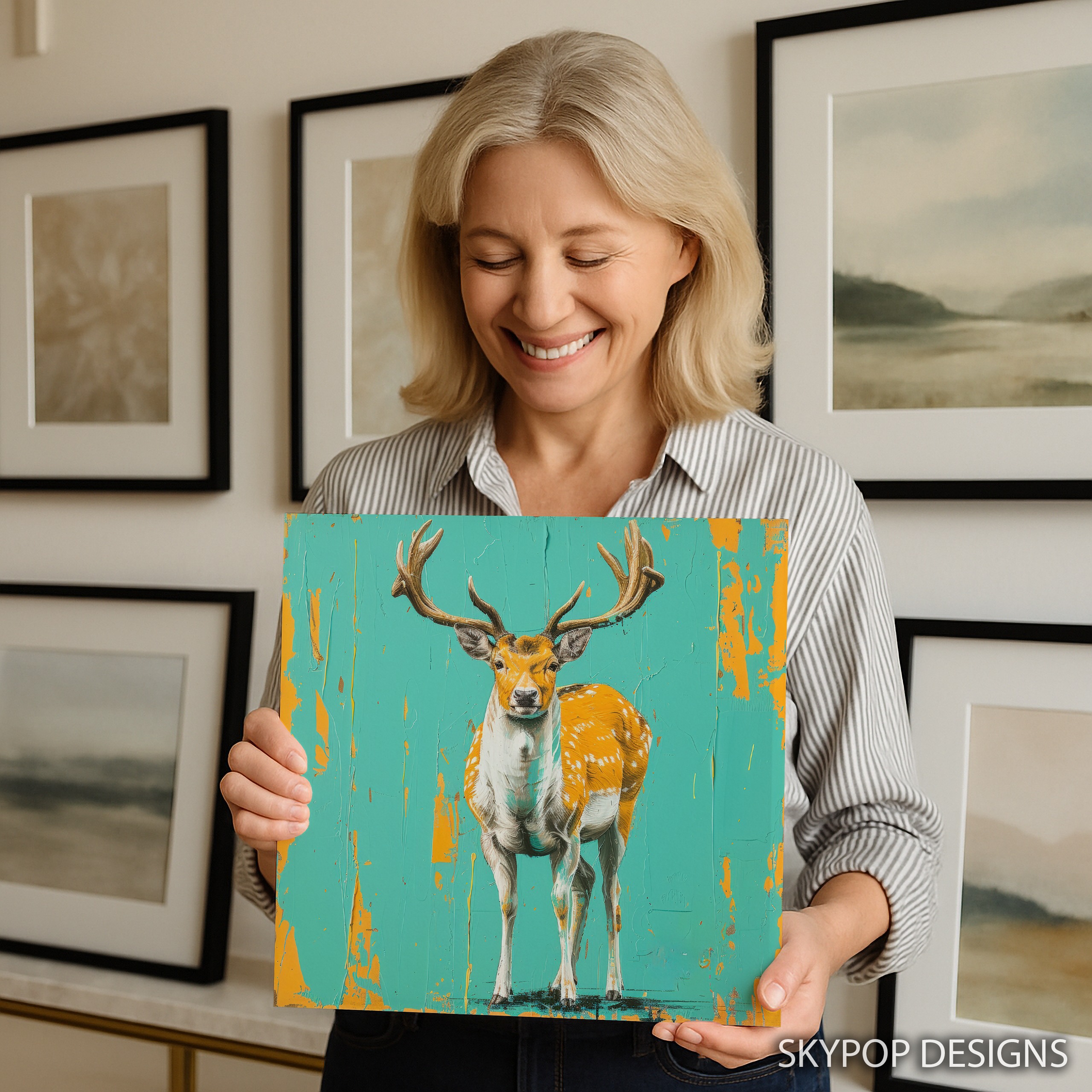 3.jpg Deer Art