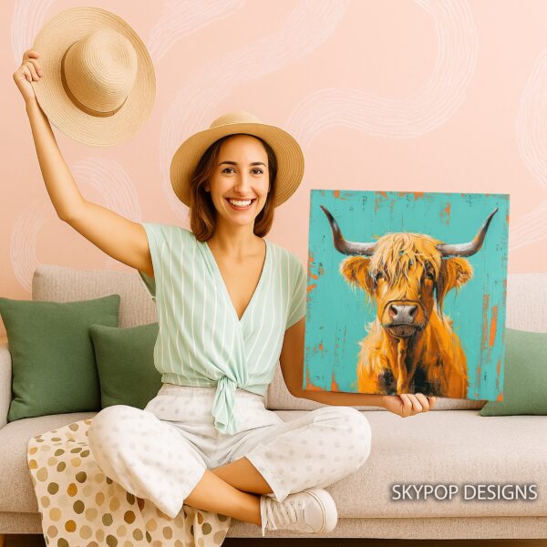 Highland Cow Art