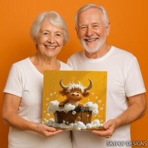 Highland Cow Art