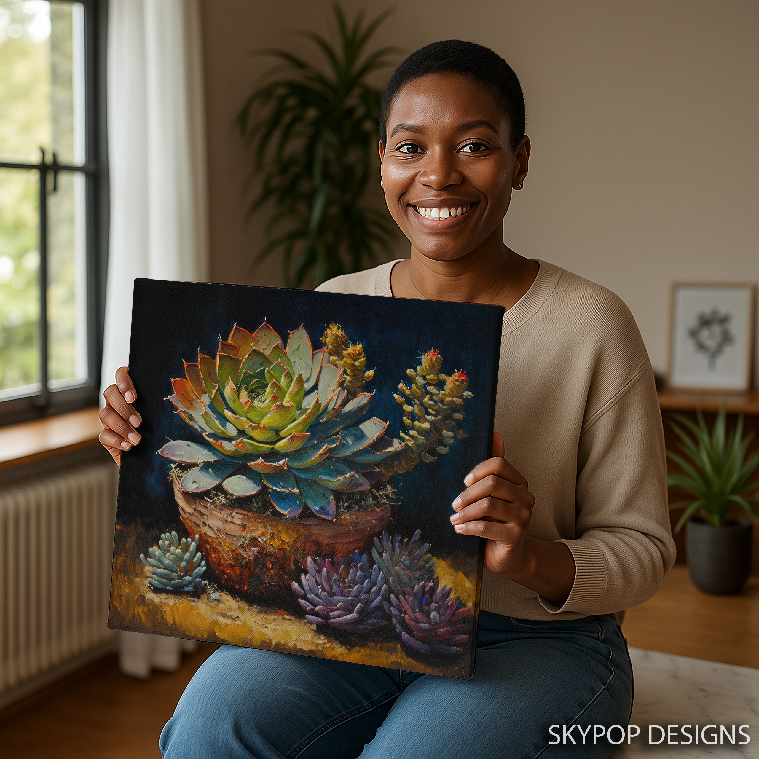 3.jpg Succulent Garden Pot Art