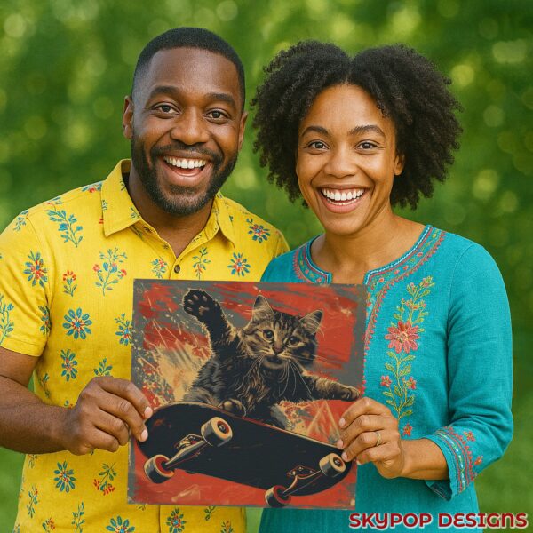 Skater Cat Art
