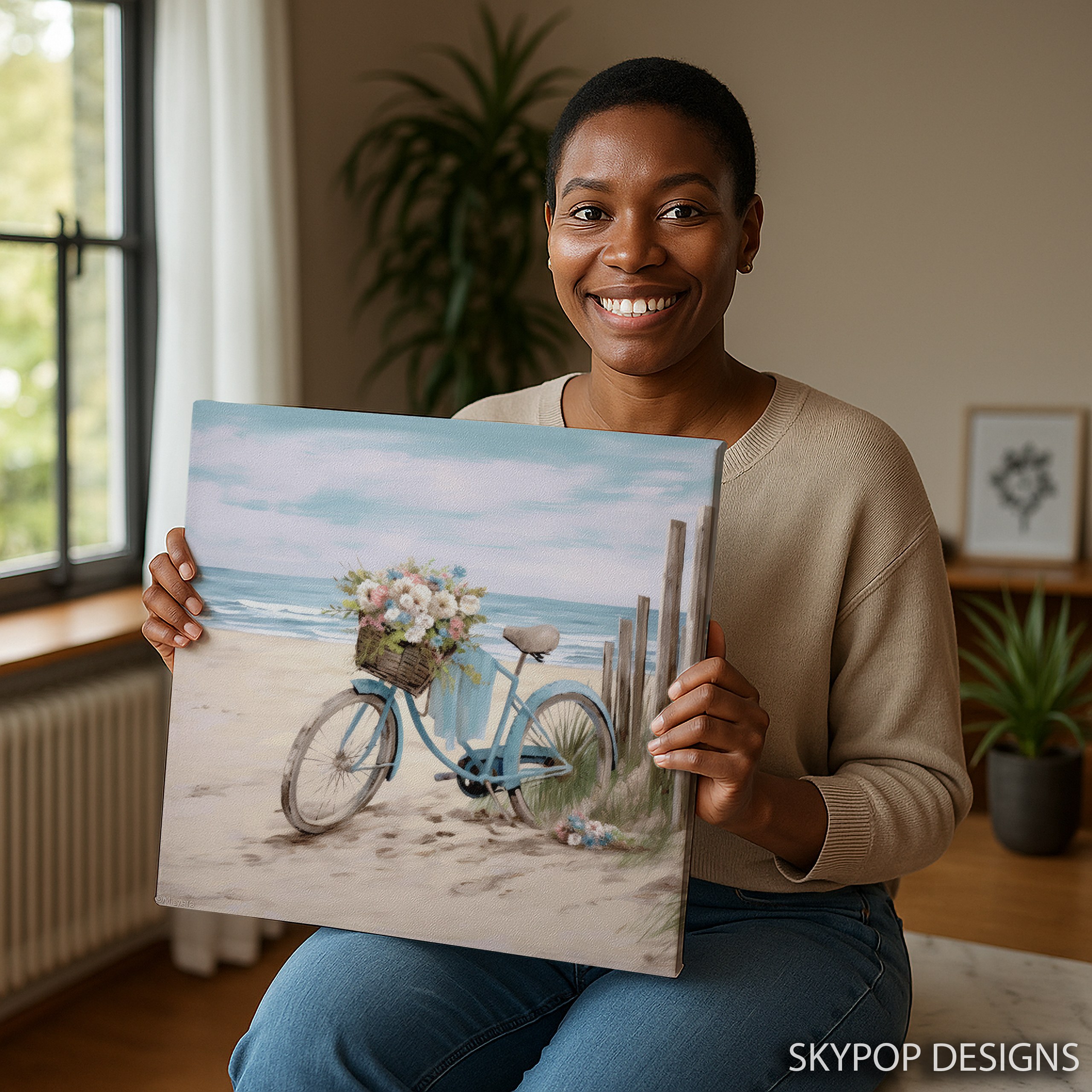 3.jpg Beach Bicycle Blossom Art