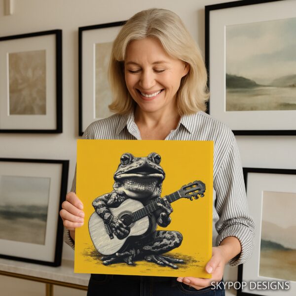 Frog Guitarist Art