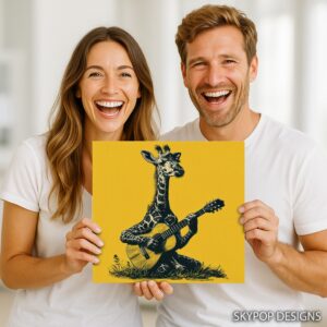 Giraffe Jam Session Art