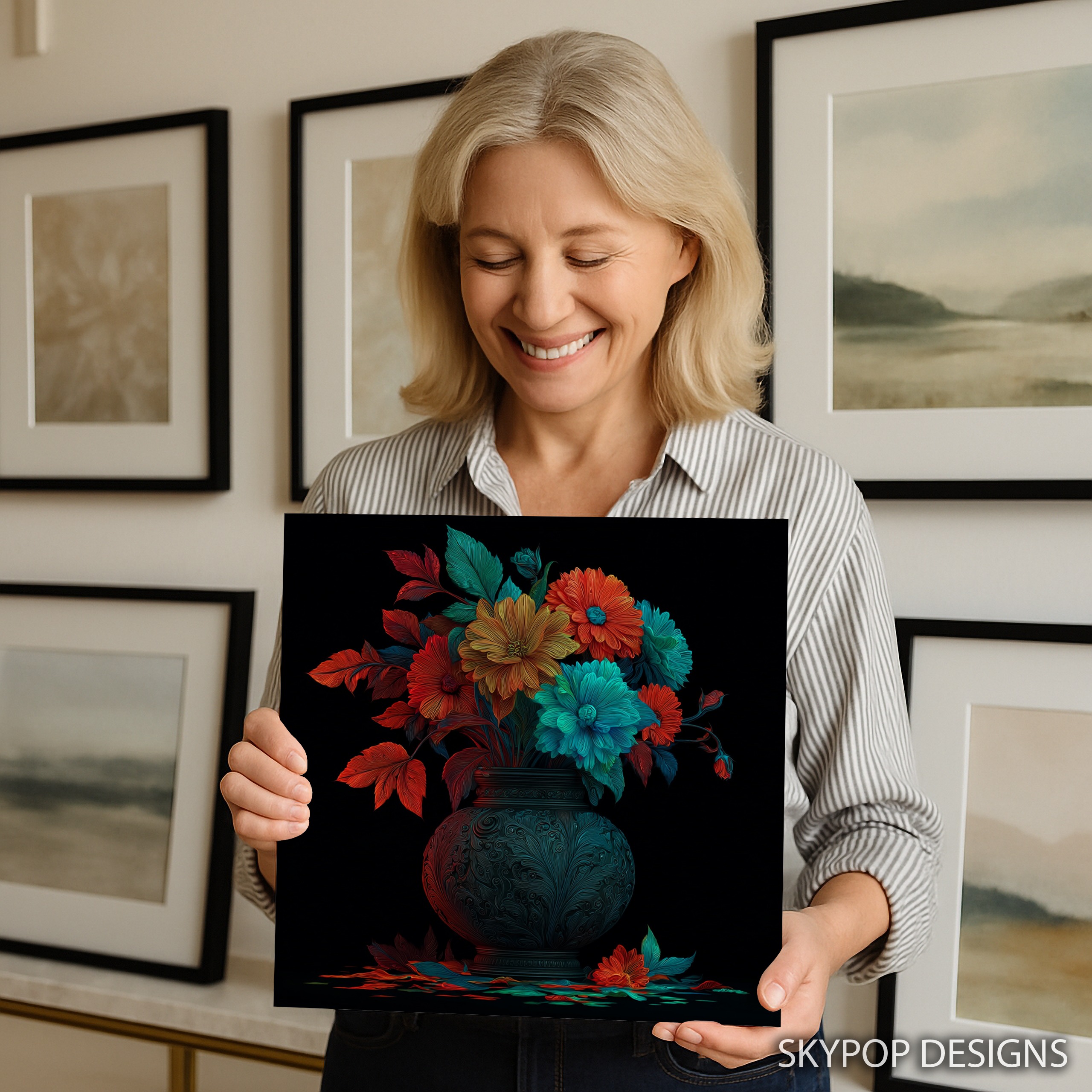 3.jpg Floral Vase Art