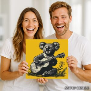 Koala Guitar Art