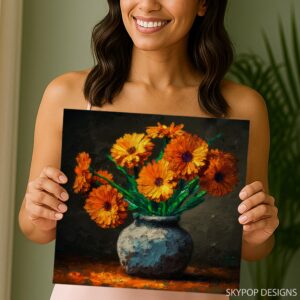 Marigold Still Life Art