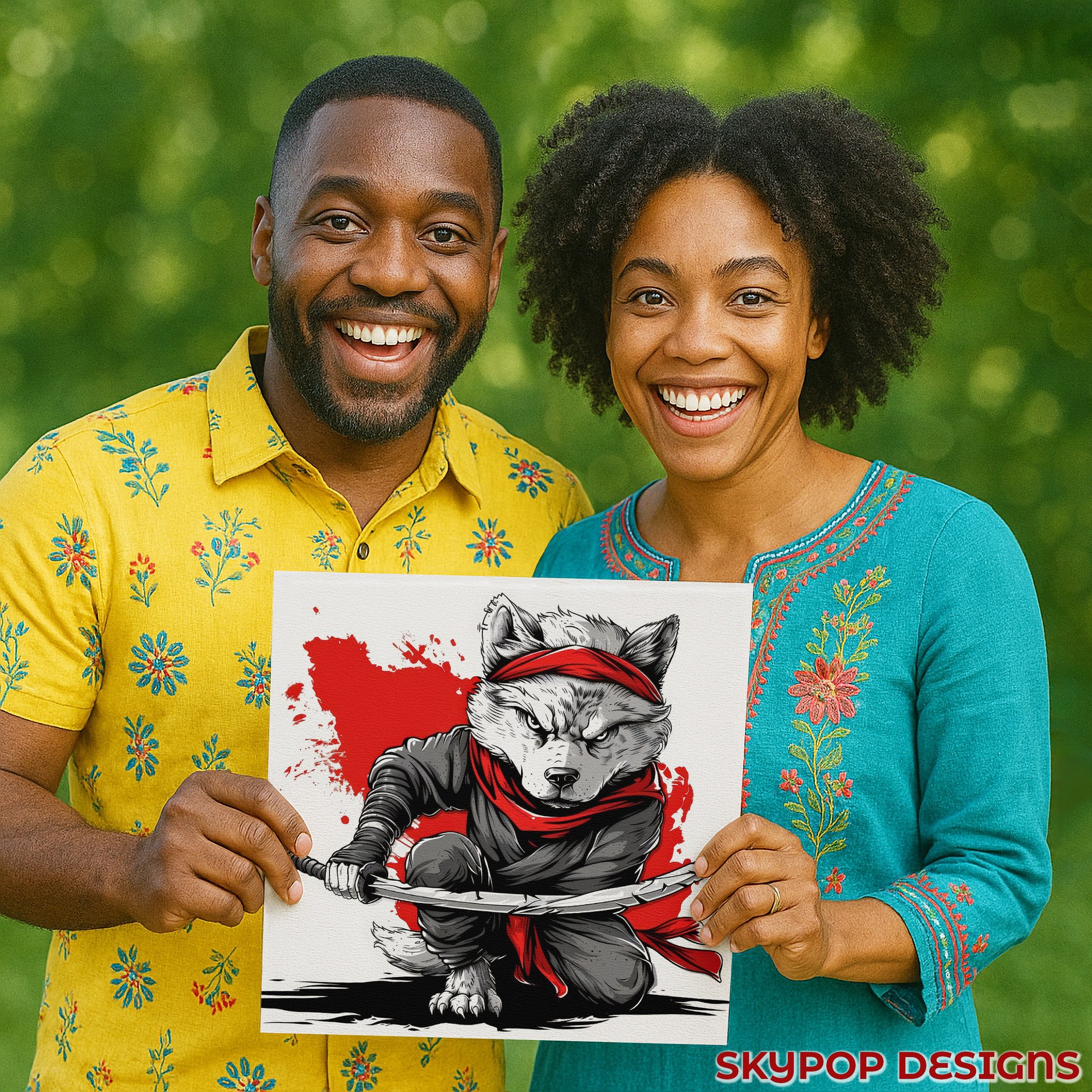 3.jpg Wolf Ninja Art